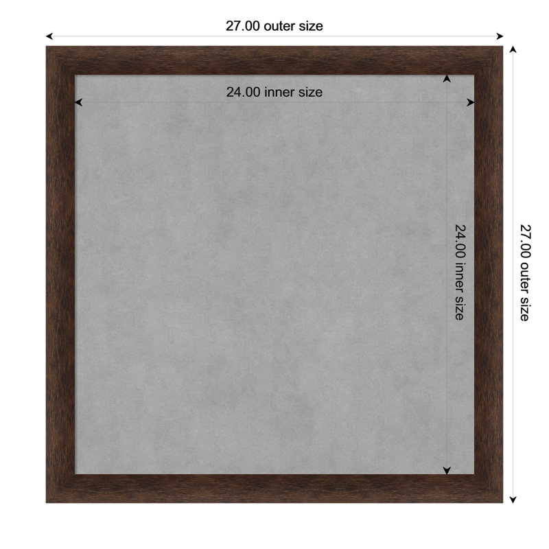 Tableau magnétique magnétique en métal, H 27 po x l 27 po