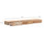 Acacia Solid Wood Floating Shelf-1824033752