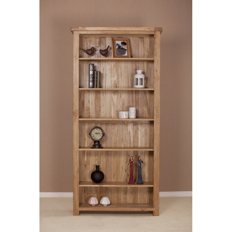 200cm H Solid Wood Standard Bookcase, 200cm H x 97cm W x 31.5cm D
