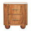 45cm W Solid Wood Bedside Table