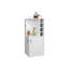 Armoire-bar d'angle avec support à bouteilles, tablettes ouvertes et rangement caché FM Furniture