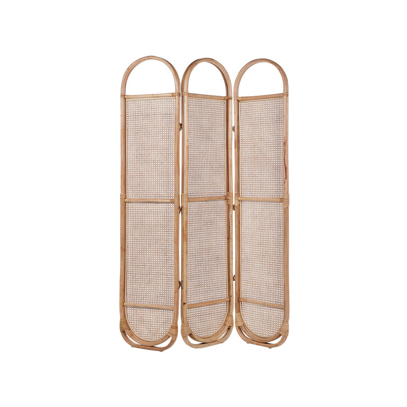 Akhilles 3 - Panel Folding Room Divider, Natural