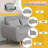 Modern Cotton Corduroy Loveseat For Small Spaces-395122245
