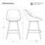 Tabouret de comptoir pivotant-1964962573