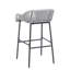 Tabouret de bar d'extérieur gris clair La Push, ensemble de 2