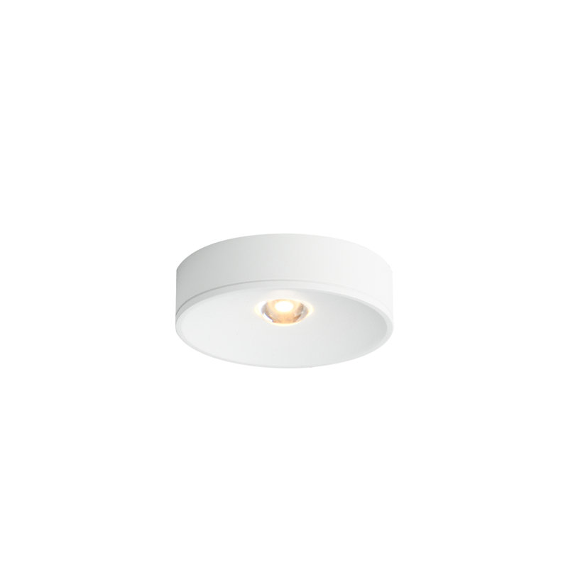 Caldera-Semi-Flush Mount, White
