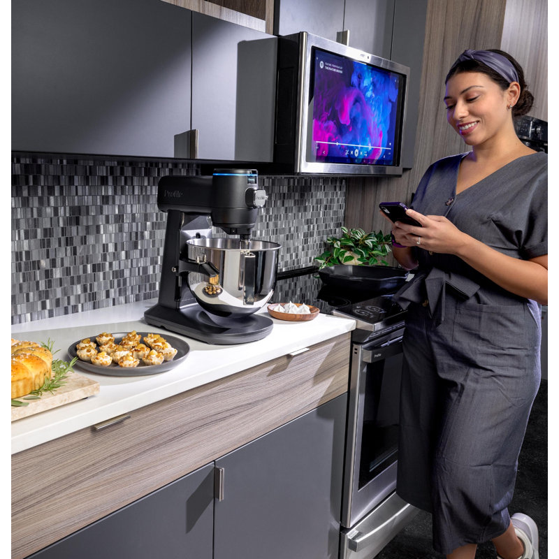 GE Profile Smart Mixer with Auto Sense, Carbon Black