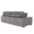 Stephania 2 - Piece Upholstered Light Gray Faux Rabbit Fur Flannel Modular Sectional Sofa with Armrests & Throw Pillows-109423041