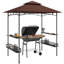 Storage Canopies & Gazebos(must Include Frame), Metal Bbq Patio Shelter