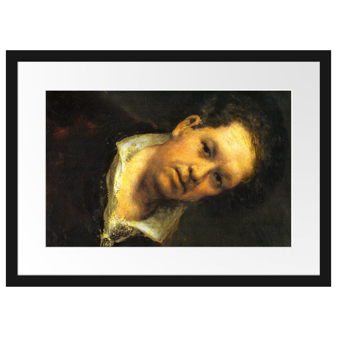 Gerahmter Kunstdruck Self Portrait von Francisco Goya