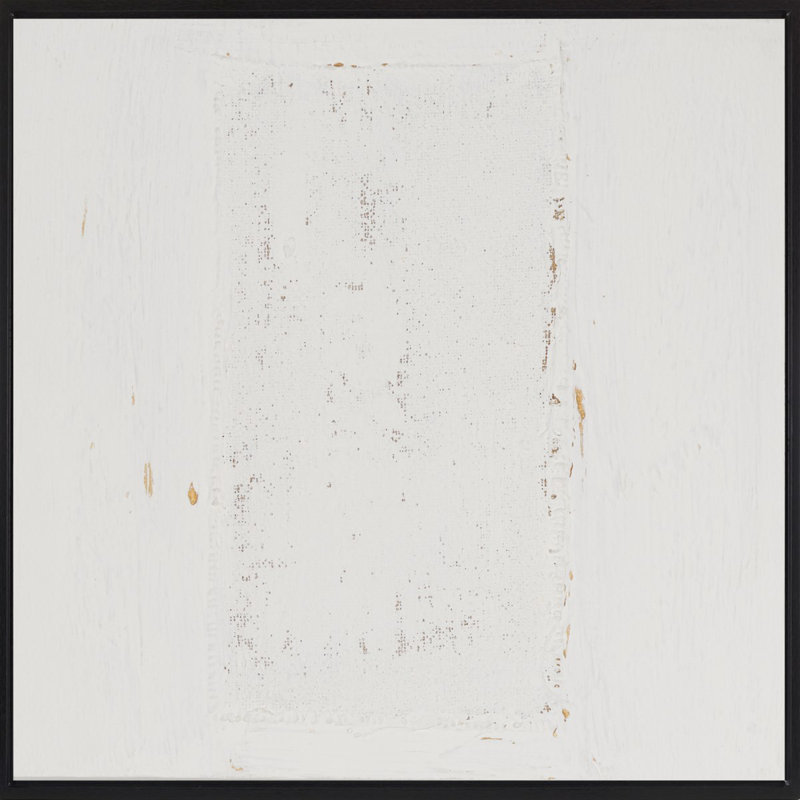 Bashful Print, Laguna Black Framed