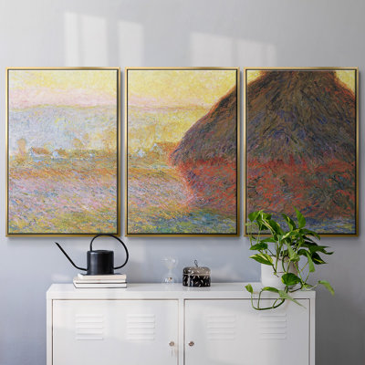 Claude Monet - Toile encadrée multi-pièces