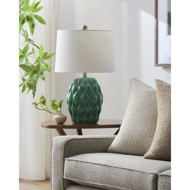 Lampe de table Shahe, Vert