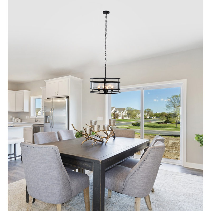 Lustre tambour 4 lumières Edmeo