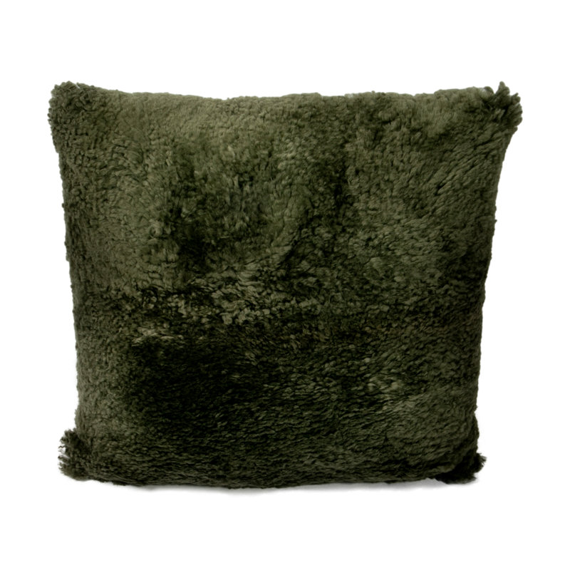Lowellville Square Cushion, Khaki Green