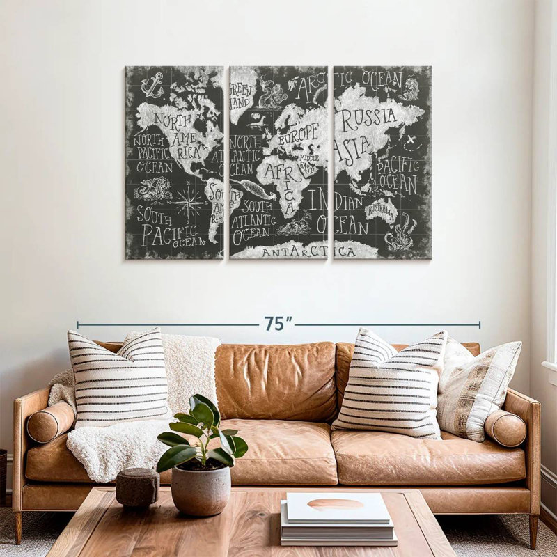 Keiri Mythical Map I, 36" H x 57" W