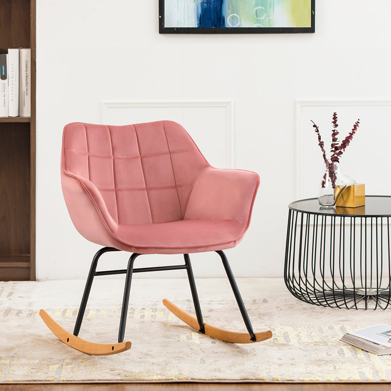 Kegley Rocking Chair, Pink