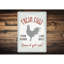 Signe «Fresh Farm Raised Eggs»-58193431