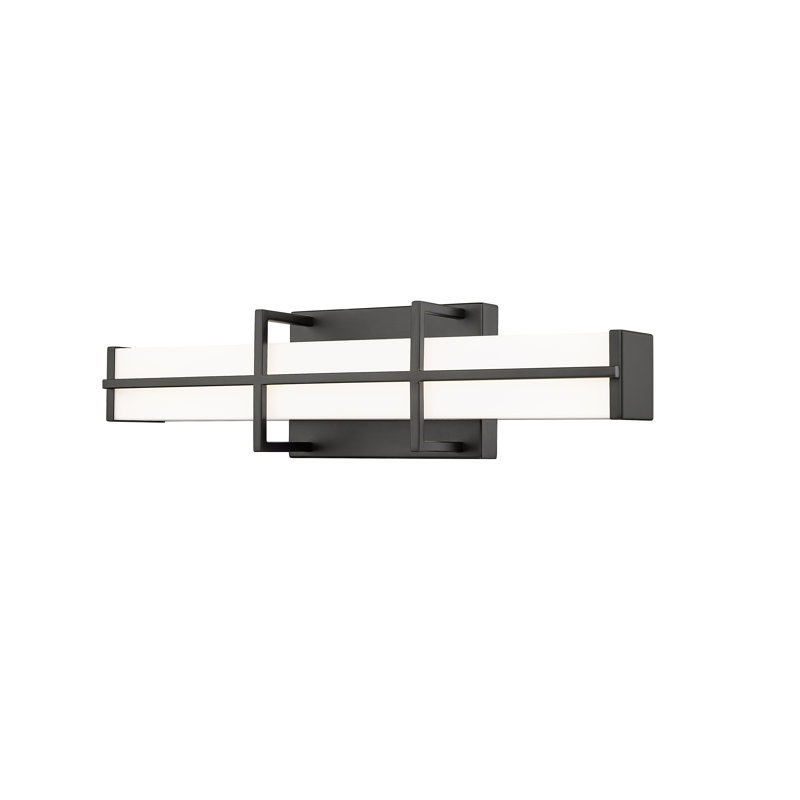 Klowie Dimmable LED Bath Bar, Matte Black