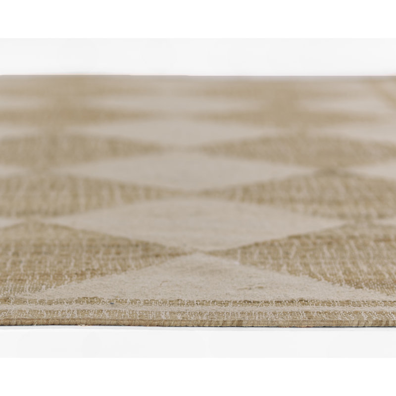 Handmade Orchard Ivory Flat Woven Wool & Synthetic 10' x 14' Area Rug