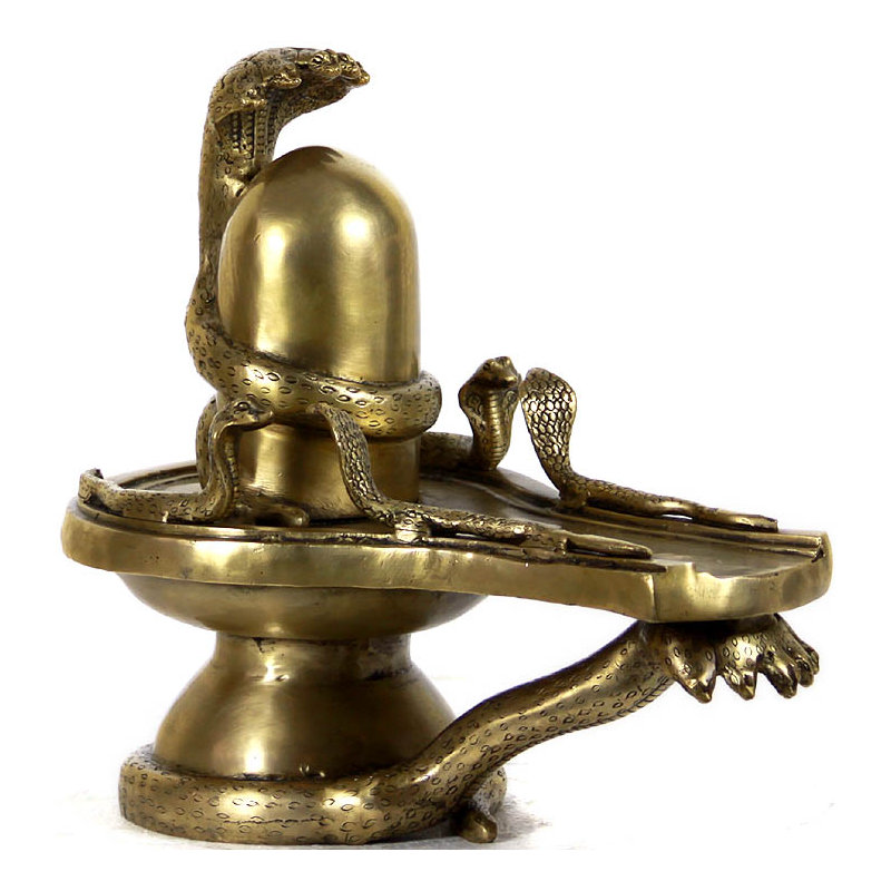 Shiva Linga avec les nagas