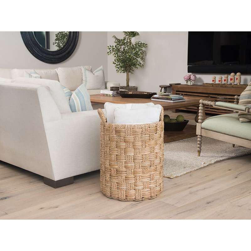 Highland Dunes Portillo Seagrass Decorative Basket, 27" H x 20" W x 20" D