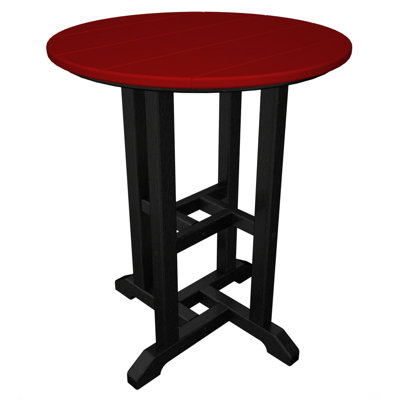 POLYWOOD Contempo Round Dining Table by POLYWOOD