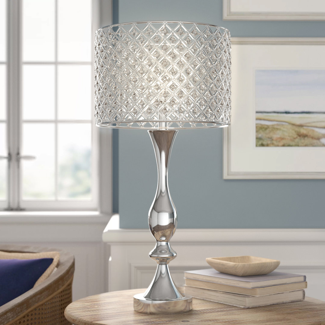 Bromwich Metal Table Lamp Lark Manor™ Finish: Polished Nickel