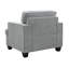 Fauteuil d'appoint Baldwin, graphite Dalton, 39 po