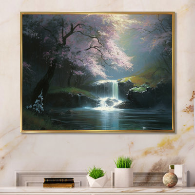 Nayma Cherry Blossom Stream I sur toile