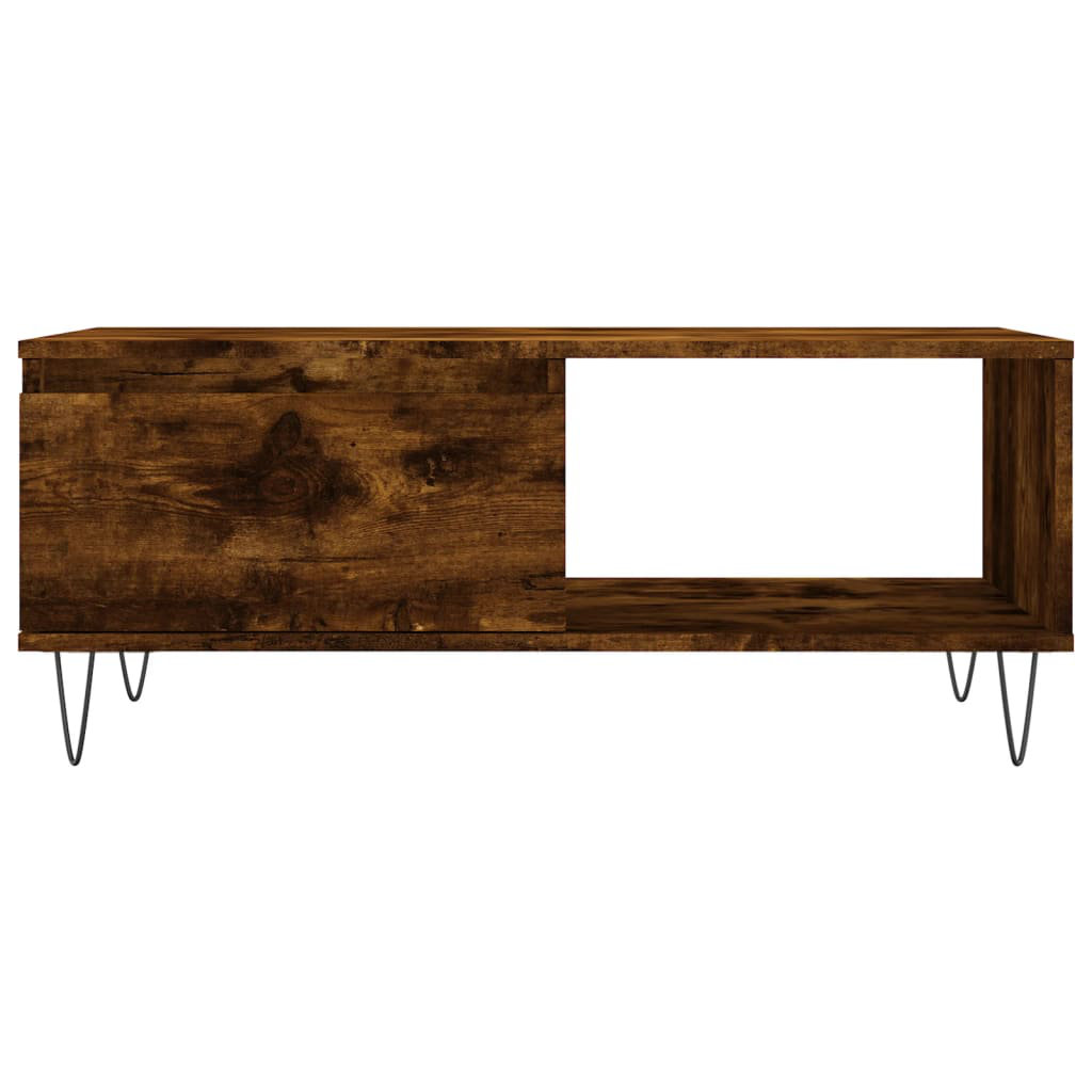 Couchtisch Rauchige Eiche 90 x 50 x 36,5 cm Werkstoffholz