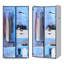 Armoire-penderie 2 portes avec lumières DEL-1010047820