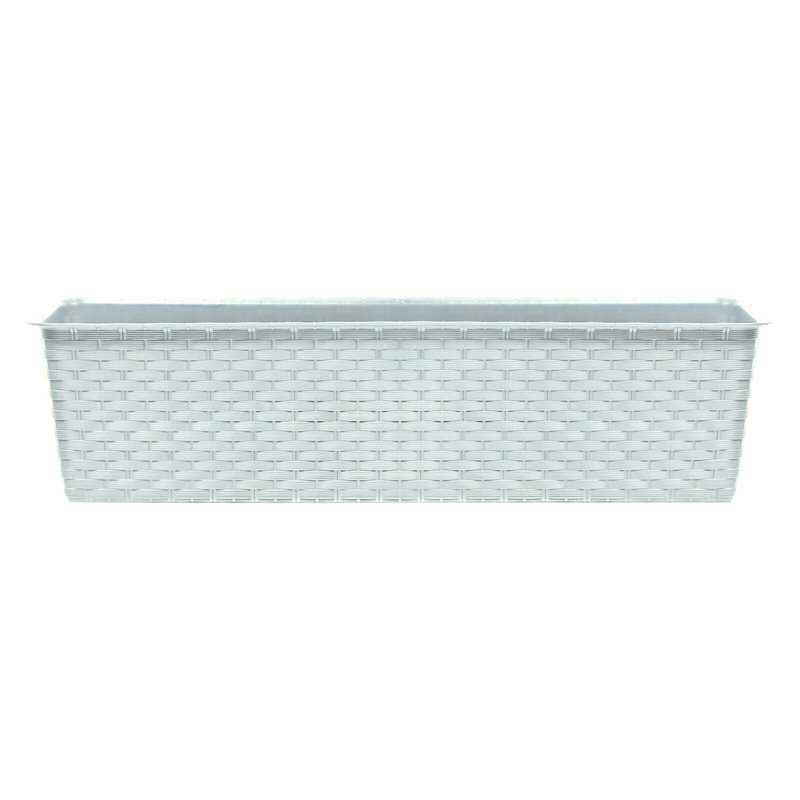 Erney Planter Box, 14.5cm H x 60cm W x 14.5cm D, White