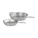 Le Creuset Stainless Steel Classic 2-Piece Frying Pan Set