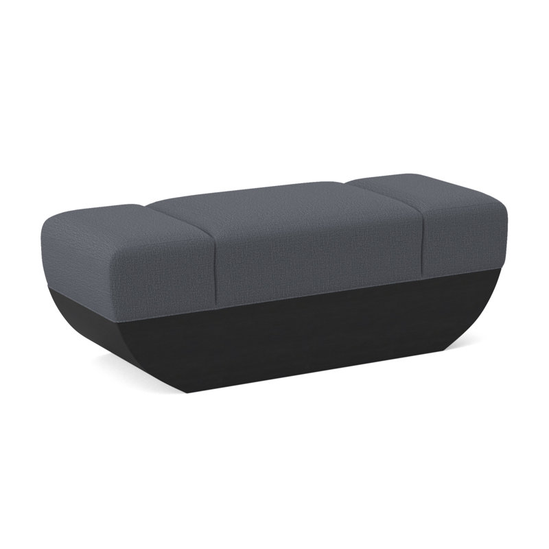 Ark Upholstered Bench, Elise Harbor 100% Polyester, Espresso