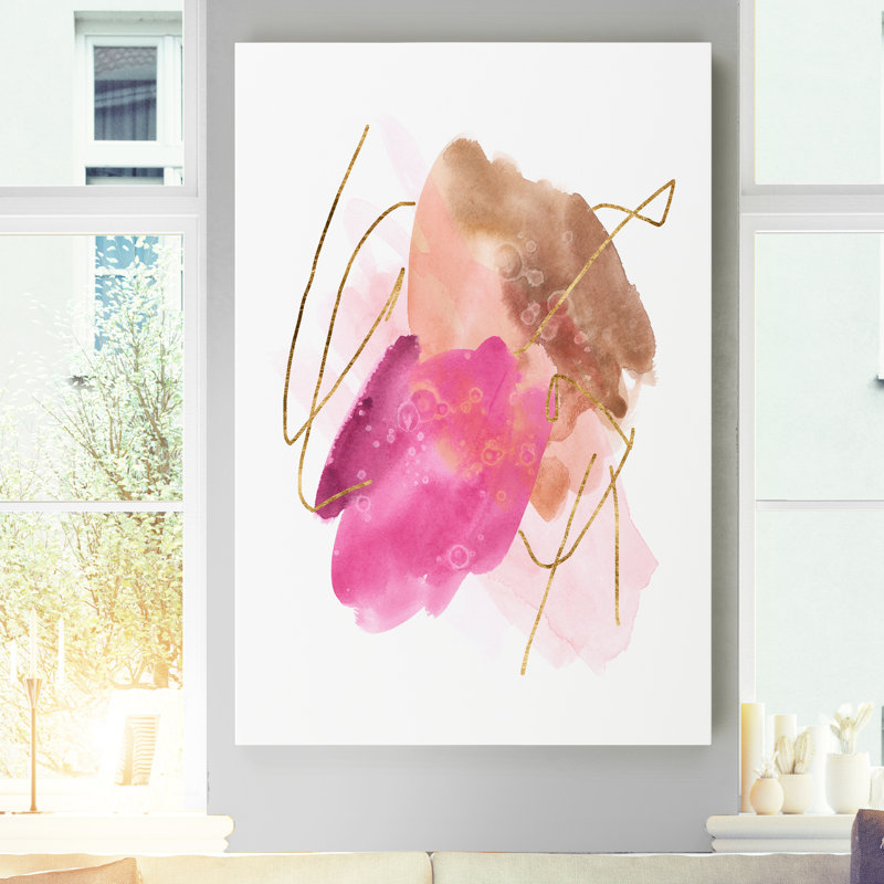 «Rose Edge III», reproduction d'art sur toile, H 20 po x l 16 po x P 1 po, Toile tendue