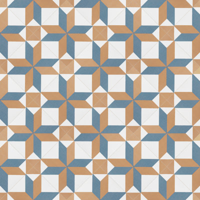 Carreau de céramique à motif pour mur et plancher 8 po x 8 po Revival