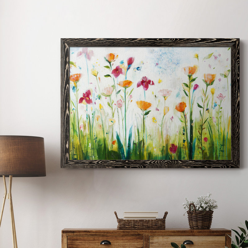 «Look for Sparrows II», reproduction d'art sur toile encadrée, Cadre noir, H 23 po x l 32 po x P 1 po