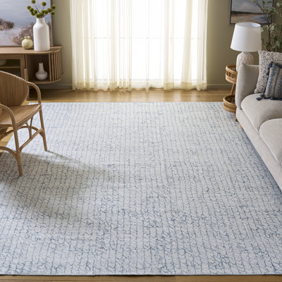 Tapis gris / bleu Athiran 901