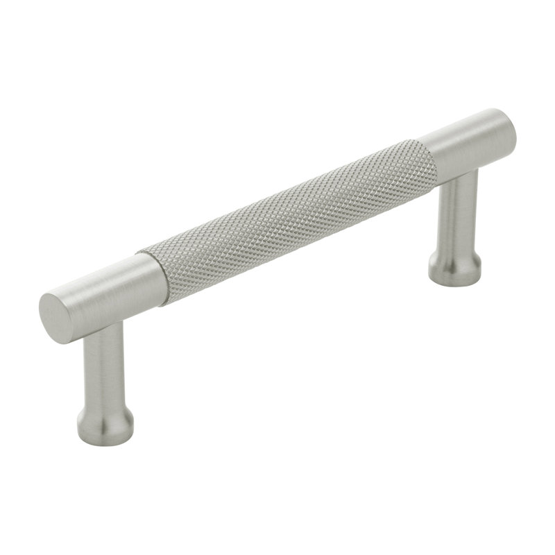 Poignée barre Verge, Acier inoxydable, 3 3/4" 