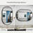 Matte Black Oval Vanity Mirror with Aluminum Alloy Frame, French Cleat Mounted Wall Decor Bathroom Vanity Mirror-415423998