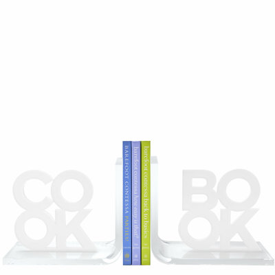 Cook/Book Acrylic Bookends