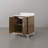 Brookhn 30 In. Single Sink Whitebrook Quartz Countertop Bath Vanity in Lustrous Walnut