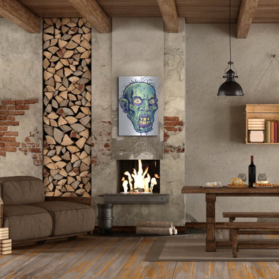 " Zombie Pattern Head 07 " by Flyland Designs