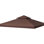 Auvent de remplacement pour abri de jardin 9,8 pi x 9,8 pi, 2 couvertures, café, adapté aux abris de jardin extérieurs de 9,61 pi 01-0153 et 100100-076, housse de protection, correspond aux modèles