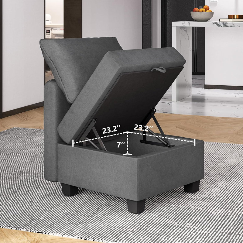 Canapé modulaire 3 pièces Jemiya