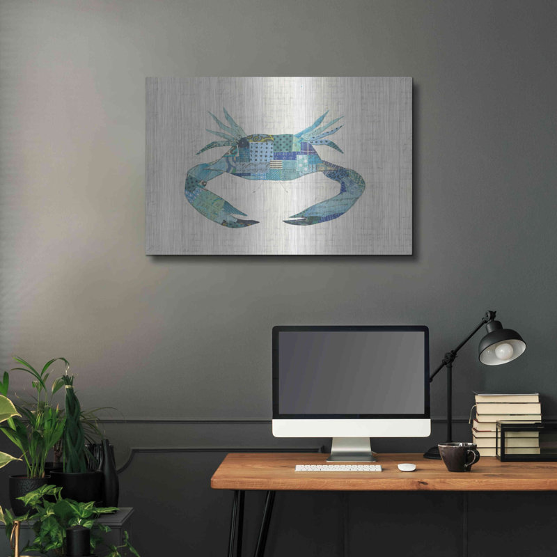 Art luxueux en métal «In The Ocean II» par Courtney Prahl «In The Ocean II» par Courtney Prahl, H 24 po x l 36 po