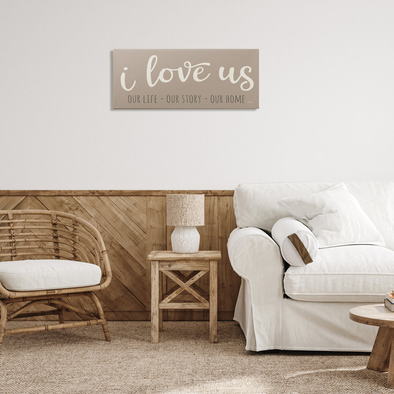 «I Love Us Romantic» par Marla Rae, H 13 po x l 30 po