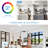 1-Light LED Round Modern Flush Mount Light-1537066120-1537066357