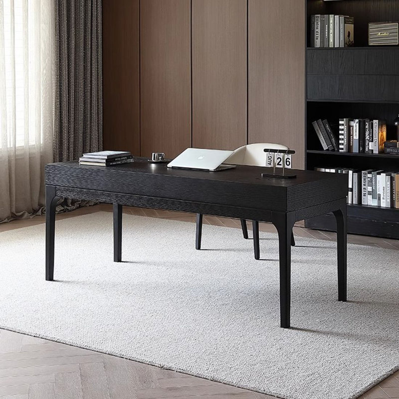 Bureau moderne en chêne, 29.53"H*70.87"W*27.56"D